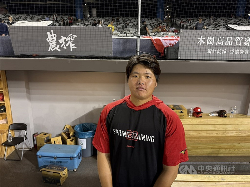 中職味全龍隊29日新註冊包括投手陳志杰（圖）、野手周委宏在內6名本土球員。（中央社檔案照片）   