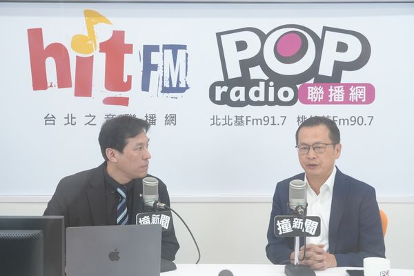 國民黨立委羅智強在專訪中直接痛斥主持人黃暐瀚。   圖：POP撞新聞/提供
