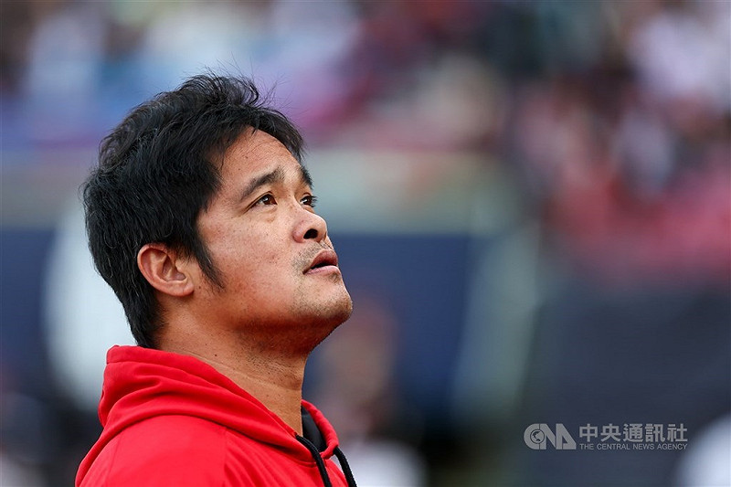 中職味全龍隊老將林智勝即將引退，同屆代訓球員曾豪駒有很深感觸，看林智勝過程遇挫折、重大傷勢成為養分，靠意志力與自律達到現有成就。（中央社檔案照片）   