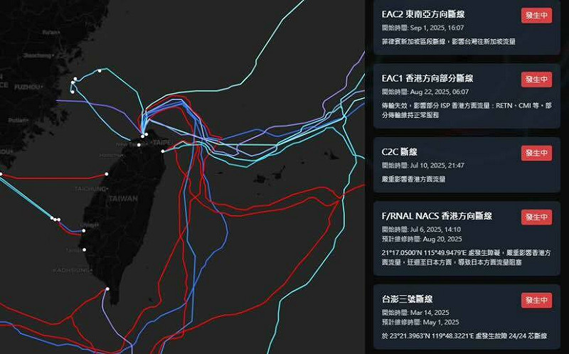 你有感覺網路變卡？海底電纜又斷1條　他憂心今年已斷8條