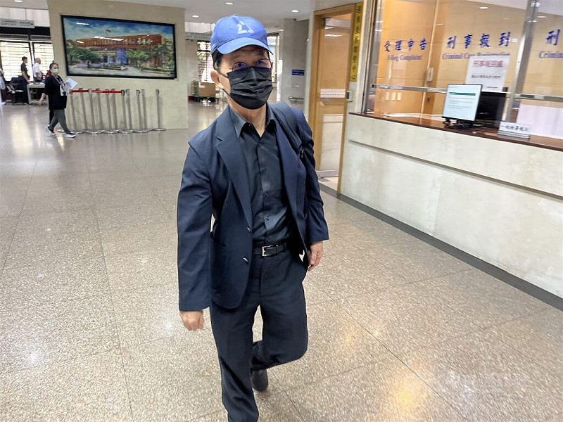 台北地方法院2日開庭審理京華城及政治獻金案，以證人身分傳喚同案被告前台北市副市長彭振聲（圖）到庭。中央社記者謝幸恩攝  114年9月2日   