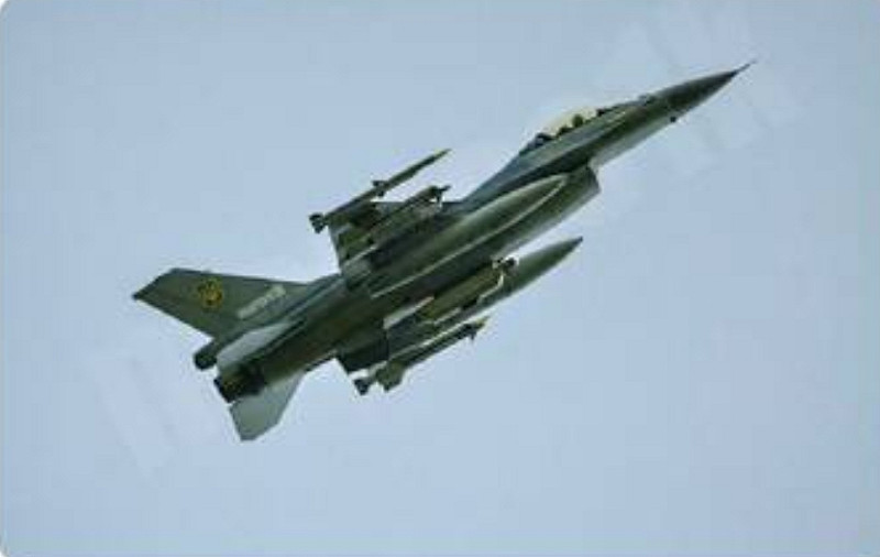 烏軍的F-16 AM 戰機頻頻在俄烏戰場上出現。 圖 : 翻攝自OSINTtechnical