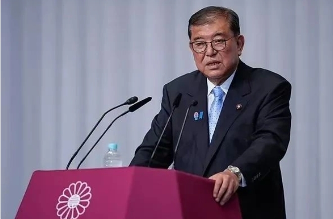 日本首相石破茂。 圖 : 翻攝自九派新聞