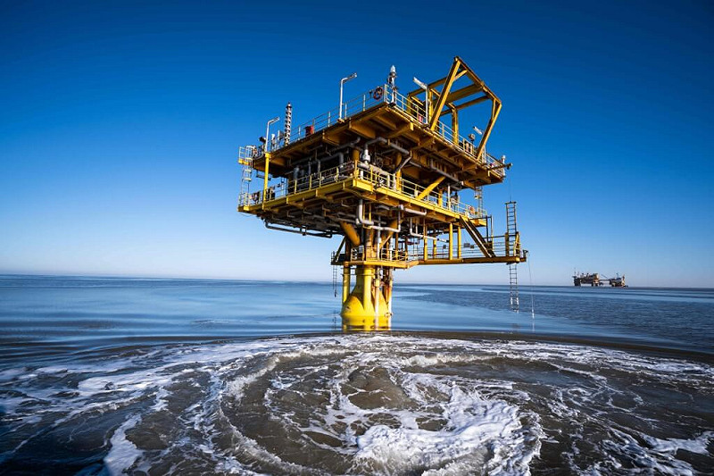 圖為中海油的海上平台。 圖:取自中國海洋石油有限公司網頁cnoocltd.com