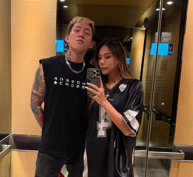 蕾菈和湯宇在2022年結婚，雙方時常在社群平台放閃。   圖：翻攝自蕾菈IG