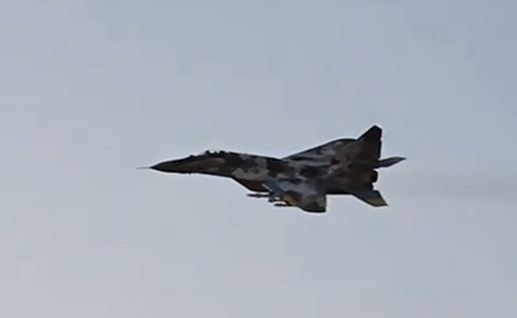 Mig-29戰鬥機。 圖:翻攝自 X Mig-29戰鬥機。 圖:翻攝自 X