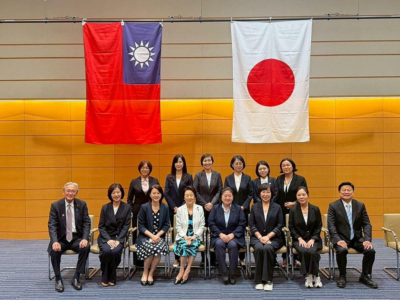 國民黨團拜會日本眾議院，展開雙邊國會交流。   圖：傅崐萁辦公室／提供