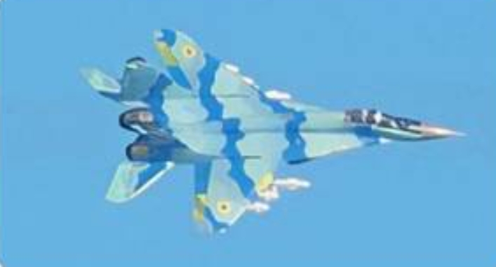 亞塞拜然的米格-29戰機出現在烏克蘭戰場。 圖 : 翻攝自X / Visioner