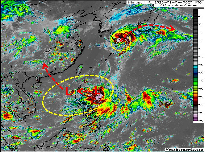 今年西北太平洋一共出現15個颱風，數量算是略多於氣候平均值，不過颱風的強度大多數都偏弱。   圖：取自天氣職人吳聖宇臉書