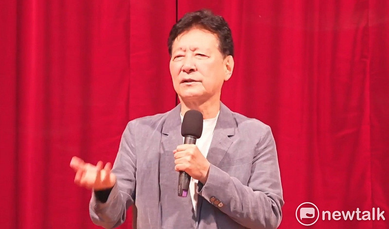 中廣前董事長趙少康說明對國民黨主席選舉的態度。   圖：黃建豪/攝