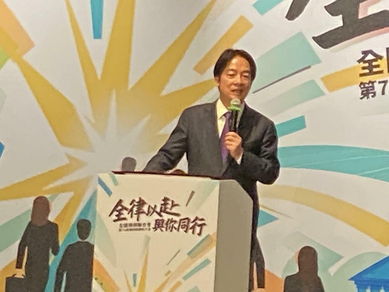 總統賴清德6日出席「全國律師聯合會第78屆律師節慶祝大會」   圖：林朝億/攝