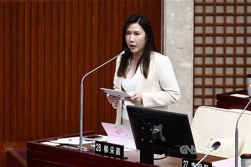 圖為國民黨台北市議員柳采葳。（中央社檔案照片）   