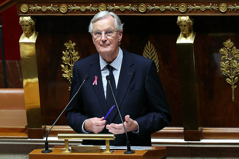 米歇爾·巴尼耶(Michel Barnier)曾在2024年9月至12月擔任為期三個月的法國總理。 圖:翻攝自 X 米歇爾·巴尼耶(Michel Barnier)曾在2024年9月至12月擔任為期三個月的法國總理。 圖:翻攝自 X