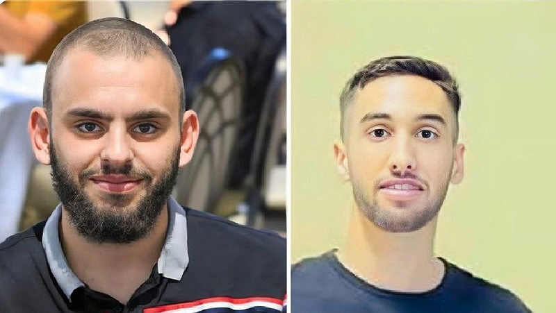 襲擊者分別為 20 歲的阿姆羅(Muthna Amro)以及塔哈(Muhammad Taha),2 人皆來自被以色列占領的約旦河西岸村莊。圖:擷取自「以色列戰爭」的 X 襲擊者分別為 20 歲的阿姆羅(Muthna Amro)以及塔哈(Muhammad Taha),2 人皆來自被以色列占領的約旦河西岸村莊。圖:擷取自「以色列戰爭」的 X