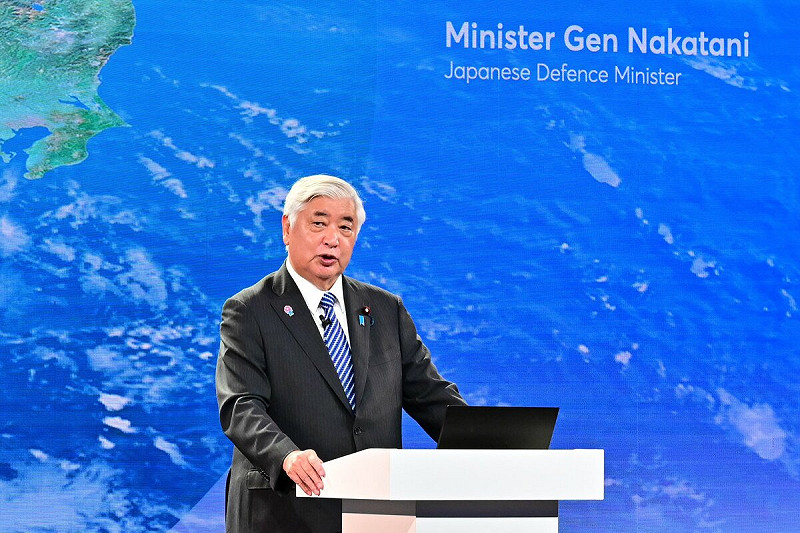 日本防衛大臣中谷元   圖：翻攝自日本防衛省•自衛隊的X
