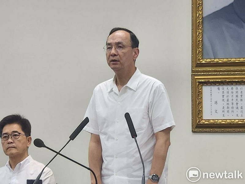 國民黨主席朱立倫。   圖：黃建豪/攝