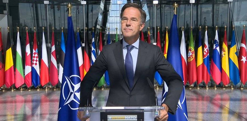 北約秘書長馬克·呂特（Mark Rutte）。   圖：翻攝自Ｘ／Savchenko Volodymyr