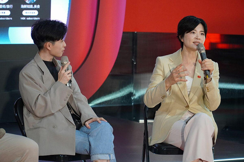 2025 YouTube Brandcast揭示台灣創作力，40%觀看時長來自海外，顯示本土內容已獲國際矚目。   圖：曾郡秋／攝影