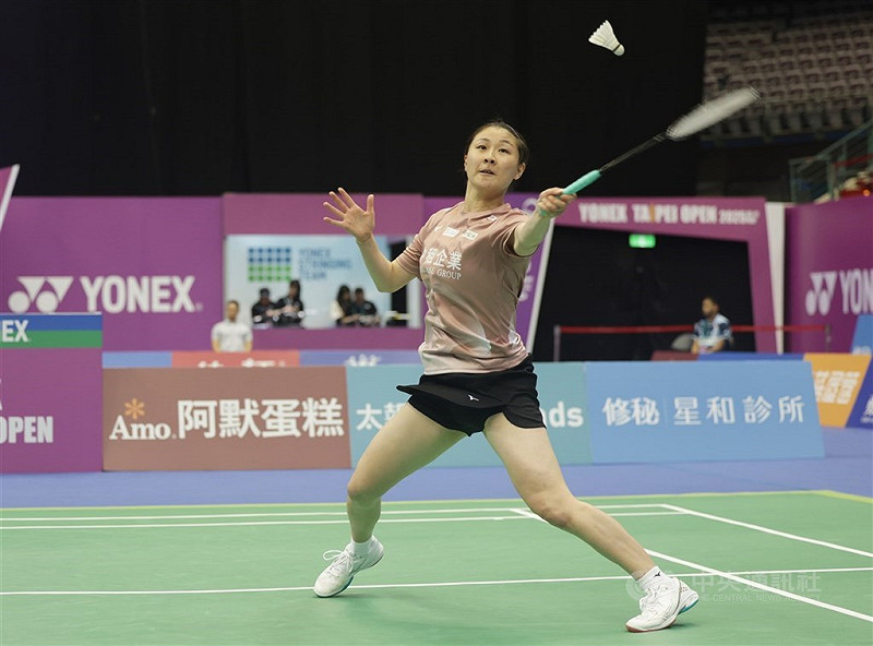BWF香港羽球賽女子單打選手林湘緹無緣決賽。（中央社檔案照片）   
