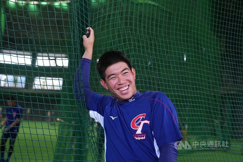 U18世界盃棒球賽台灣隊13日超級循環賽最後一戰將交手目前全勝的地主日本隊，比賽無關晉級，台灣預計派出二刀好手張乙安（圖）先發。中央社記者徐肇昌沖繩攝  114年9月13日   