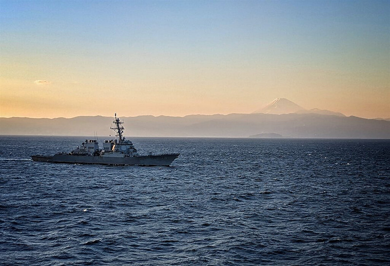 美國海軍驅逐艦希金斯號。   （圖取自美國海軍網頁surfpac.navy.mil）