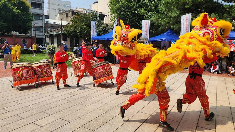 傳統獅藝表演。   圖：台中市政府/提供