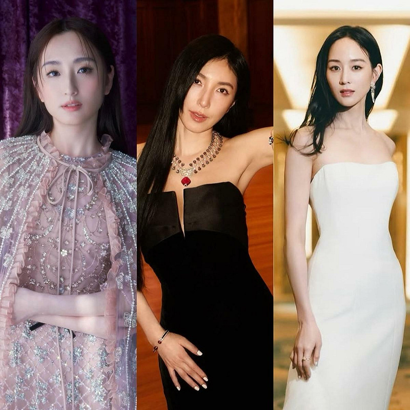今年的「戲劇節目女主角獎」成為最受人矚目的焦點，不只楊謹華(中)、柯佳嬿(左)三度交鋒，同時入圍此獎項的還有張鈞甯(右)等強勁對手。   圖：翻攝自柯佳嬿、楊謹華、張鈞甯IG