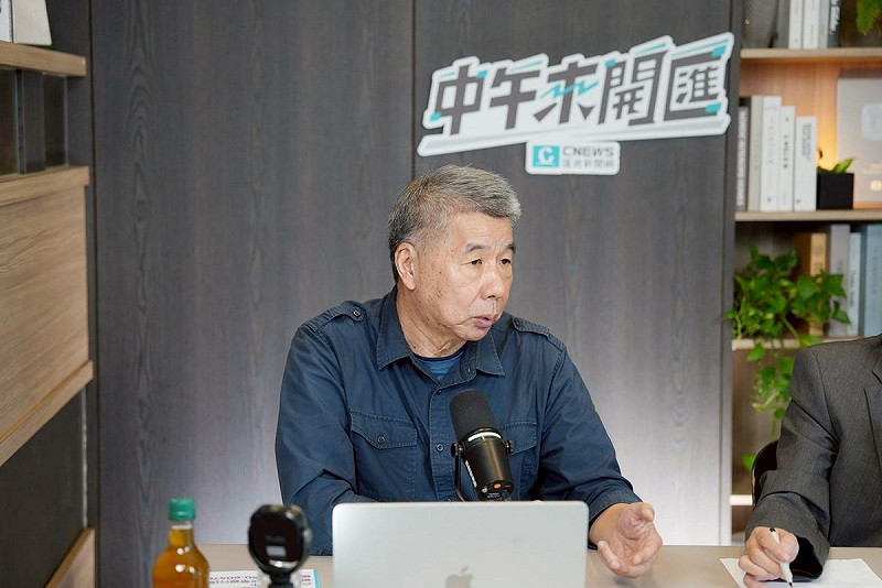 孫文學校總校長張亞中接受政論節目《中午來開匯》專訪。   圖：《CNEWS匯流新聞網》/提供