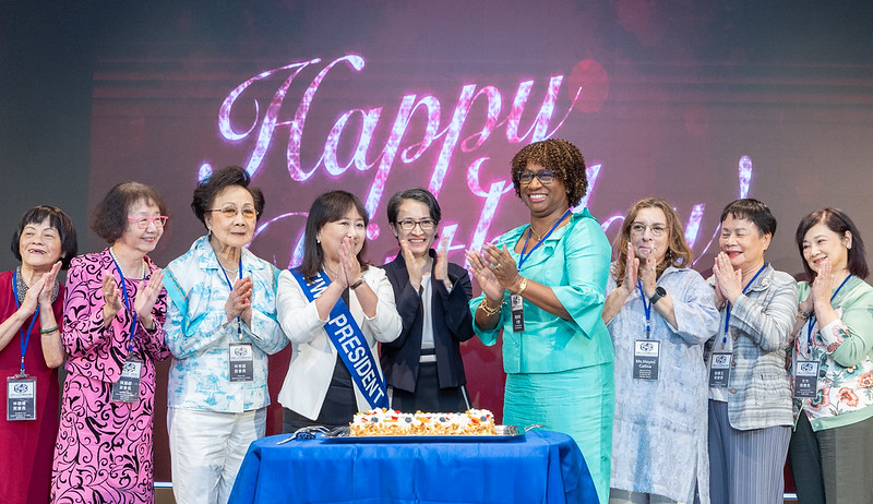  蕭美琴出席「台北國際婦女協會75屆週年慶祝暨9月份會員大會」 圖：總統府提供 