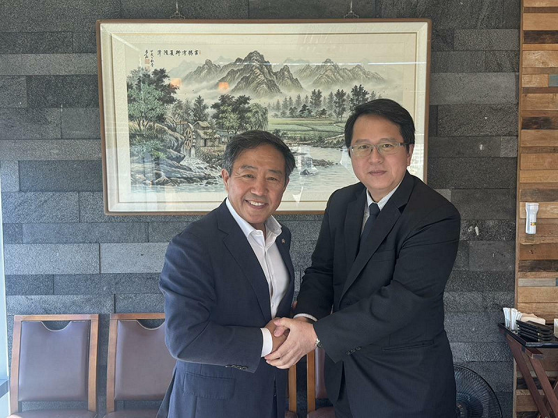 民進黨立委邱志偉訪韓推「台韓2+2」會談，期盼深化經貿合作、共築區域安全。   圖：立法委員邱志偉辦公室/提供