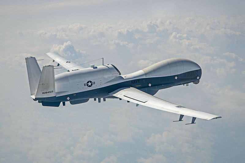  美軍MQ-4C海神無人機。 圖：翻攝U.S. Navy 