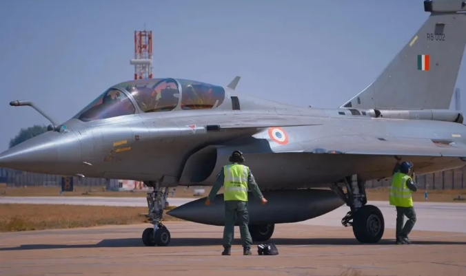 印度空軍使用的法製陣風戰機。   圖 : 翻攝自包明說
