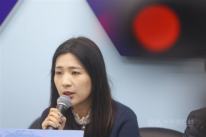 中國國民黨籍立法委員徐巧芯（圖）遭名嘴溫朗東提告誹謗等，台灣台北地方檢察署不起訴處分。（中央社檔案照片）   