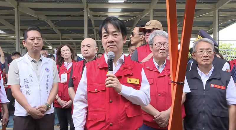賴清德特別關心通訊韌性恢復   圖：翻攝自SNG聯誼會共訊
