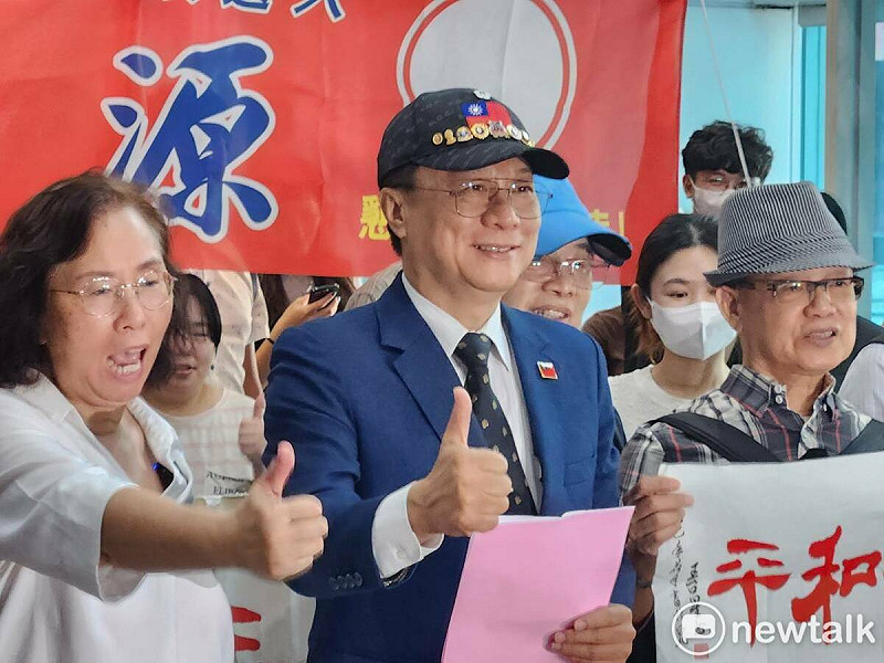 彰化前縣長卓伯源再度參選國民黨主席。 圖:黃建豪/攝