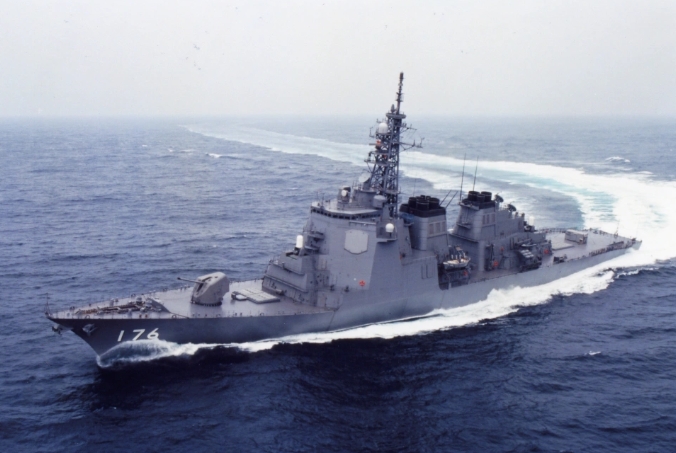 日本海上自衛隊金剛型神盾導彈驅逐艦 DDG-176鳥海號   圖 : 翻攝自觀察者網