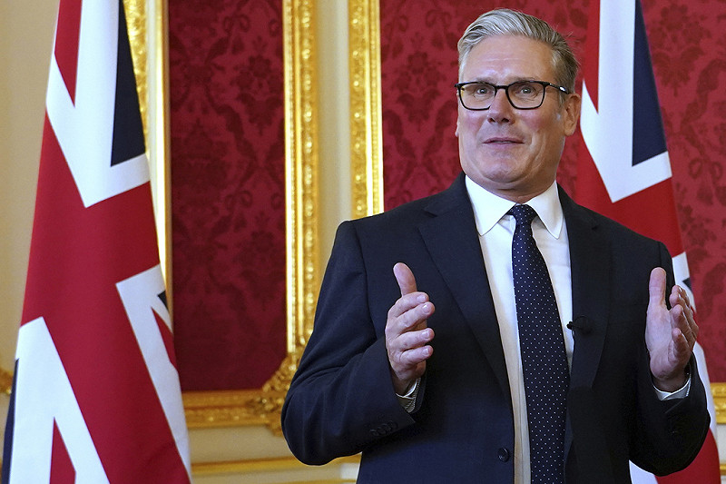 英國首相基爾．斯塔默（Sir Keir Rodney Starmer）預計於週日（21日）下午宣布英國正式承認巴勒斯坦國。   圖：達志影像／美聯社