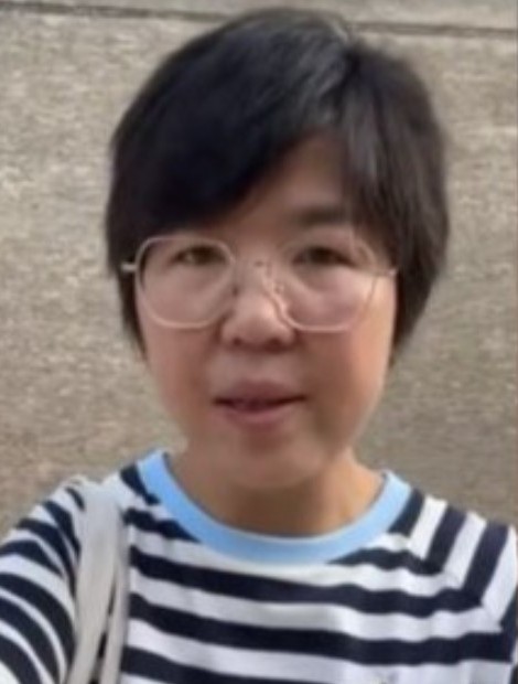 現年42歲的張展在2020年12月首次因發布來自中部城市武漢的疫情第一手資料而被捕並入獄，指控為「尋釁滋事」。   圖:翻攝自X帳號@cppc2014