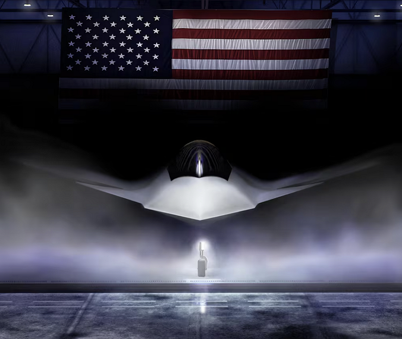 先前被稱為是「下一代制空計畫（NGAD）」的 F-47 戰機。   圖：擷取自美國空軍官網