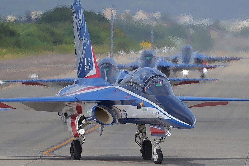 AJT勇鷹高級教練機。   圖：慶籌會提供