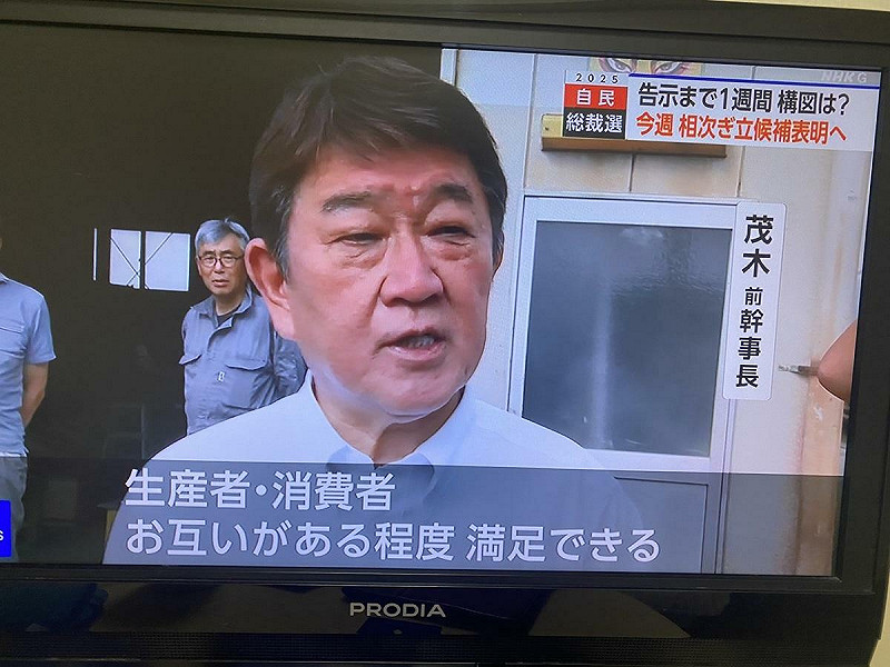  歷練豐富的茂木敏充老態龍鍾，不善政策論戰而吃虧，此次選舉預料將敬陪末座。 圖：攝自NHK 