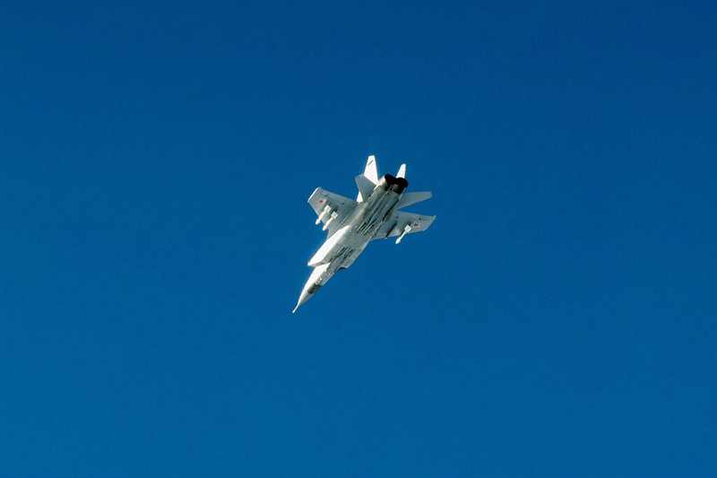 俄羅斯米格-31戰鬥機19日侵犯愛沙尼亞領空。   圖：取自網頁x.com/Forsvarsmakten
