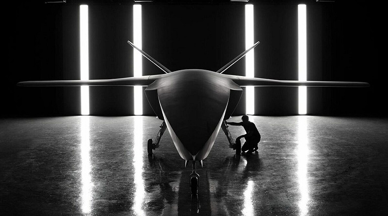 德國人工智慧公司Helsing 首度公開概念型自律戰鬥無人機（UCAV）「CA-1 Europa」。   圖：翻攝自 Helsing 