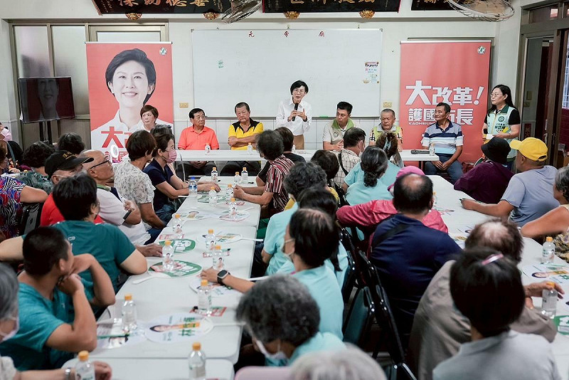 林岱樺左營元帝廟座談會，現場滿滿人潮。   圖：林岱樺辦公室/提供