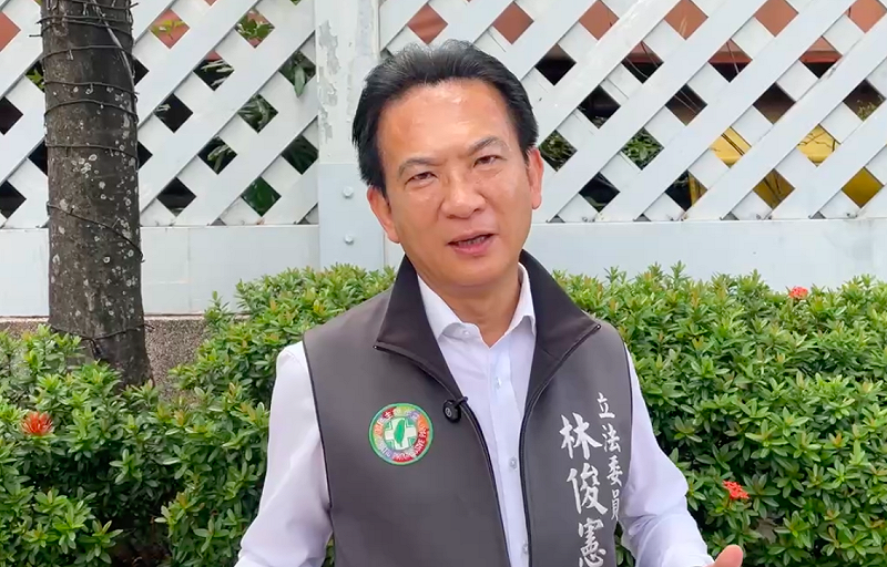 民進黨立委林俊憲。   圖：翻攝自林俊憲提供影片
