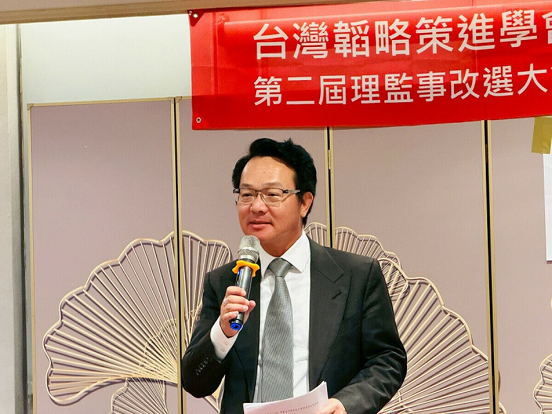  國策顧問兼高爾夫球協會理事長王政松。 圖：台灣韜略策進學會提供 