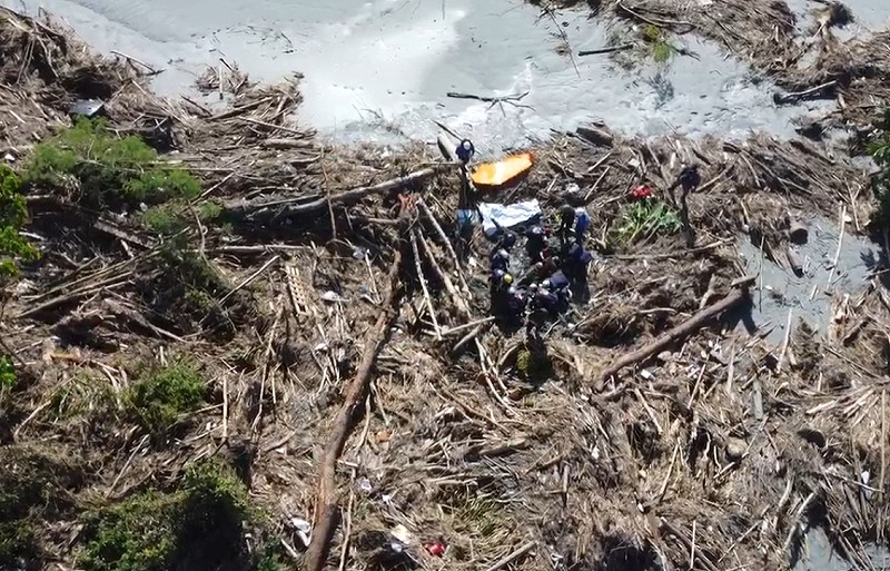 新增1名死者是在光復鄉佳里洞花蓮溪河道旁尋獲。    
