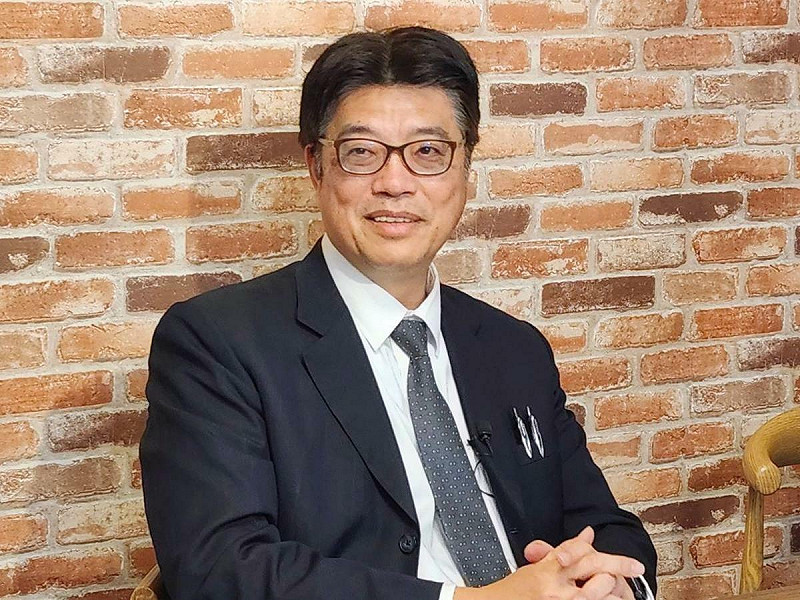 陸委會主委邱垂正接受《Newtalk新頭殼》專訪。   圖：金大鈞／攝