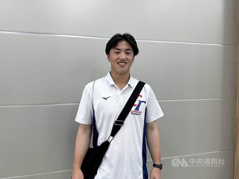 旅日歐力士猛牛隊19歲投手陳睦衡（圖）參與2025棒球亞錦賽，為個人首次成棒國際賽，他30日表示，在展開職業生涯才算專職投球，自認還要更認真研究投球。中央社記者謝靜雯攝  114年9月30日   