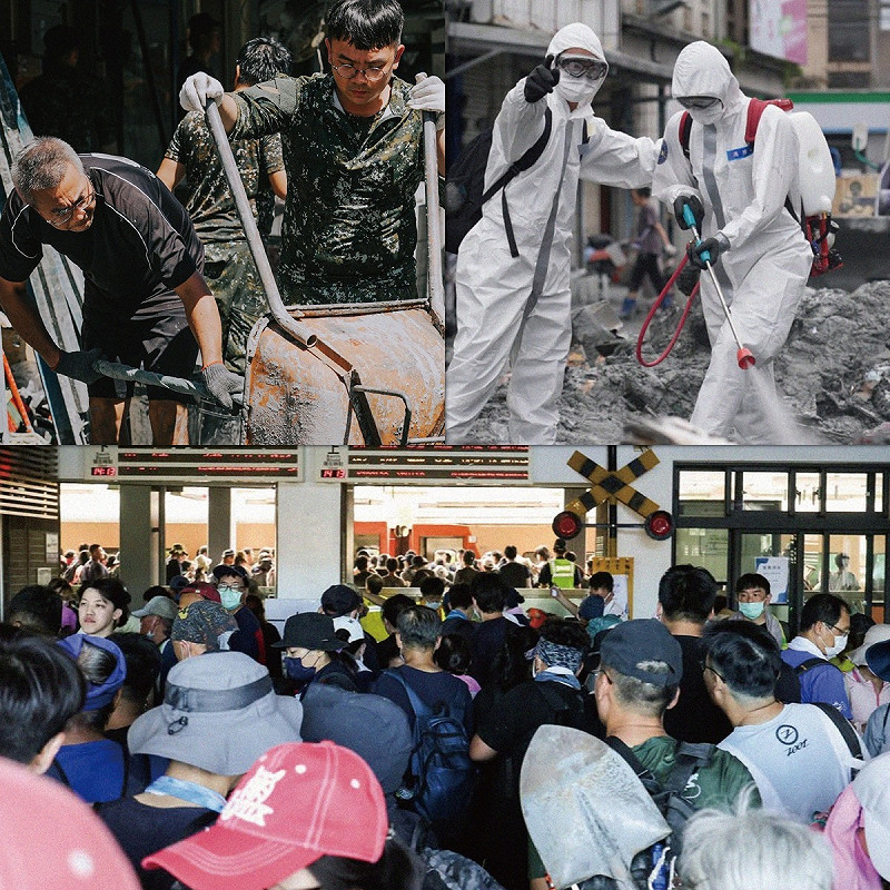 張育萌痛批，縣長徐榛蔚和國民黨立委傅崐萁、黃仁把花蓮當政治秀場，呼籲別再把縣民的苦難當成擺拍背景。「這不是你的舞台，更不是你的政績，這是活生生的人命與尊嚴」。   圖：取自張育萌臉書